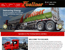 Tablet Screenshot of fueliner.com